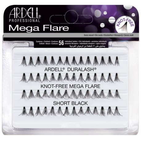 ARDELL MEGA Flare Ind Knot-Free Short Black MEGA